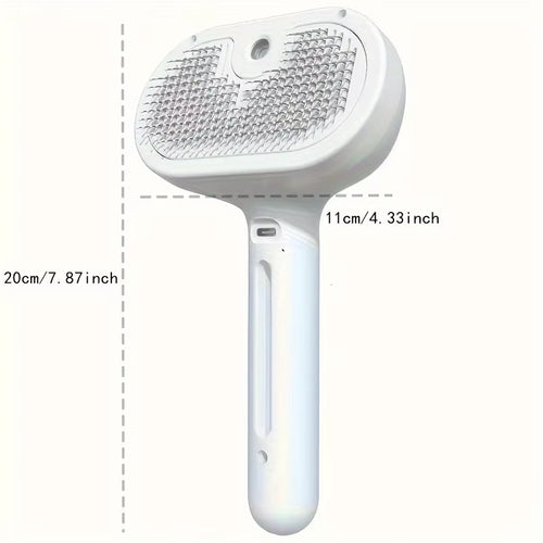 Pet Spray Hair Comb Pet Hair Remover Cleaning Brush Cats Grooming Dog Accessories Tools Dematting Water Mist Humidifier Comb